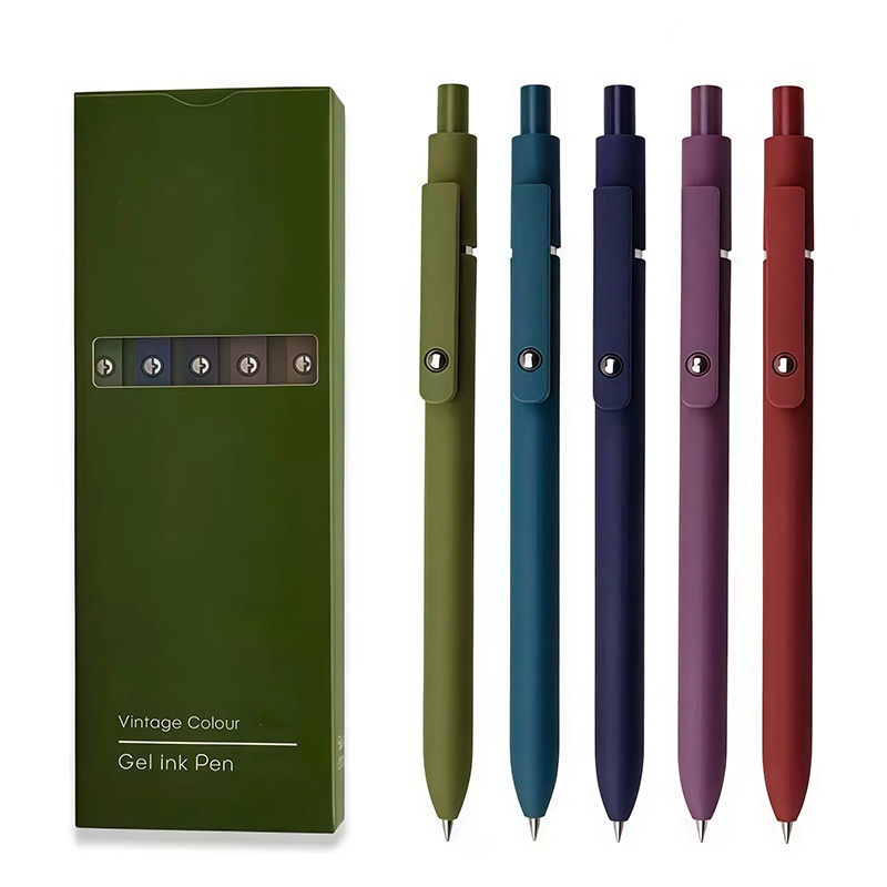 Coloured Gel Set - 5 Buah/Set Kit Pena Gel Warna