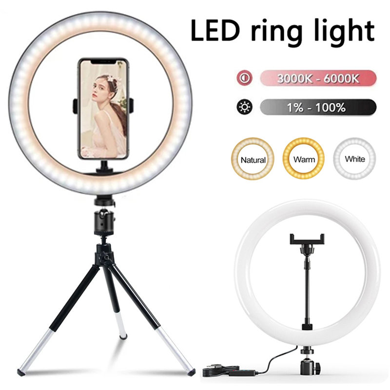 Torjim Rgb Photography Video Lighting - Lampu Cincin LED 12 inci untuk