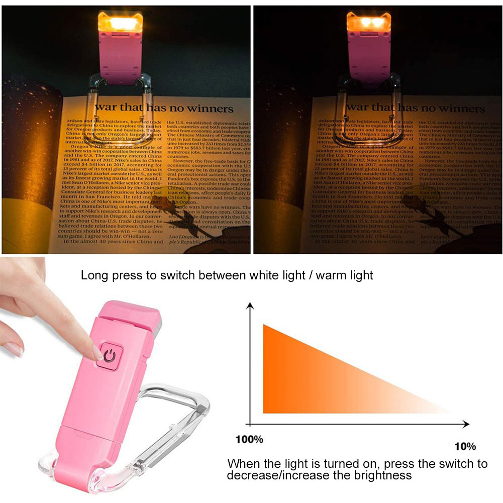 Photography Lighting Book - Lampu Buku LED USB Isi Ulang,
