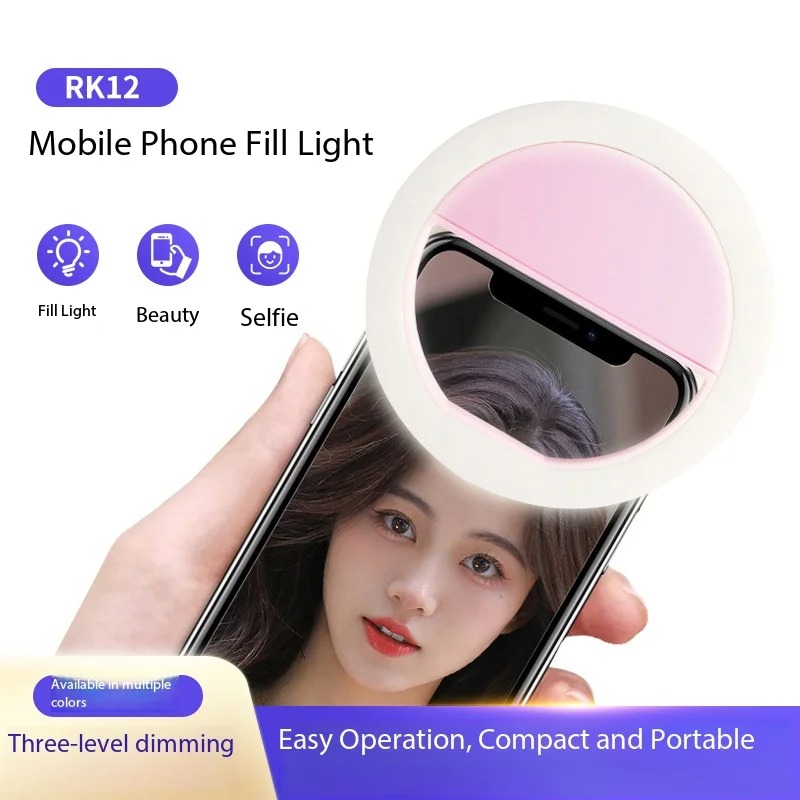 Photography Lighting Accessories - Lampu Cincin Selfie Clip On Isi