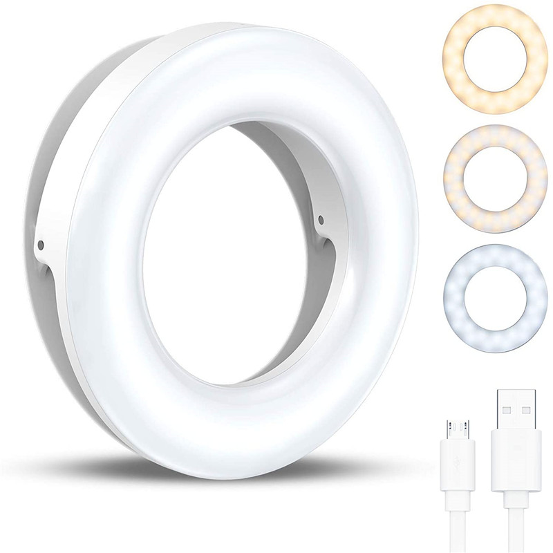Photography Lighting Overhead - Lampu klip LED portabel, lampu cincin