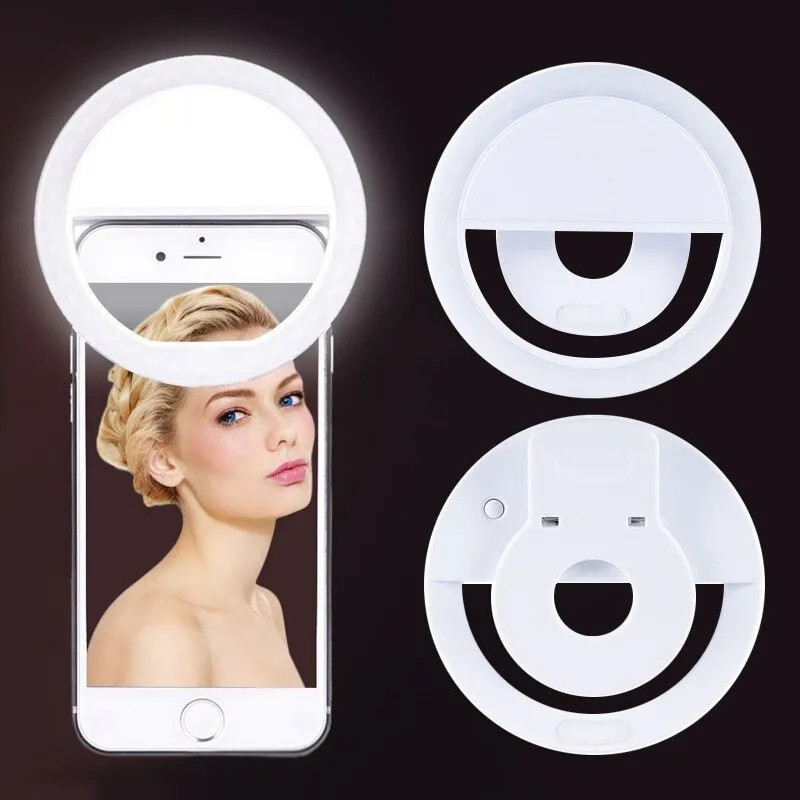 Photography Lighting Overhead - Lampu Ring LED swafoto isi ulang