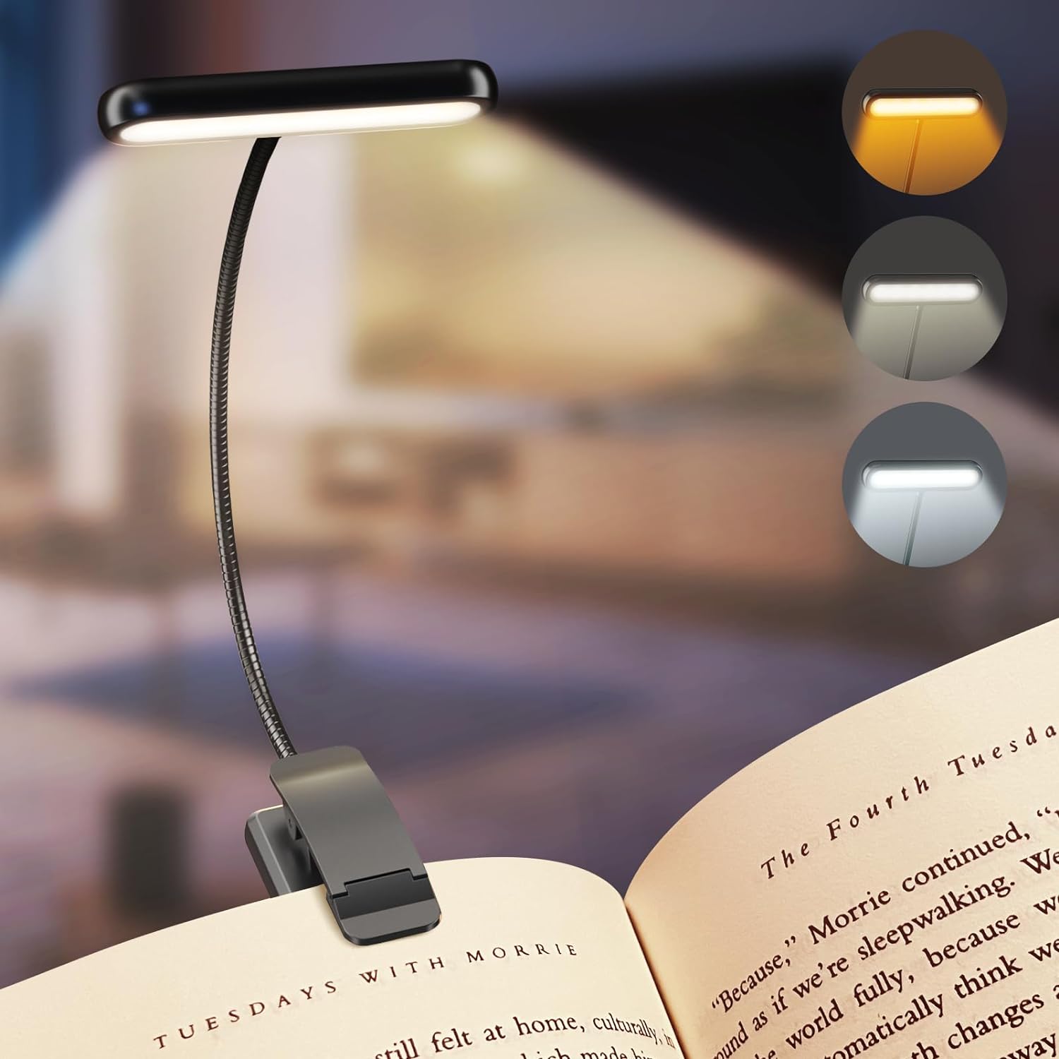 Photography Lighting Book - Lampu baca LED cahaya buku klip