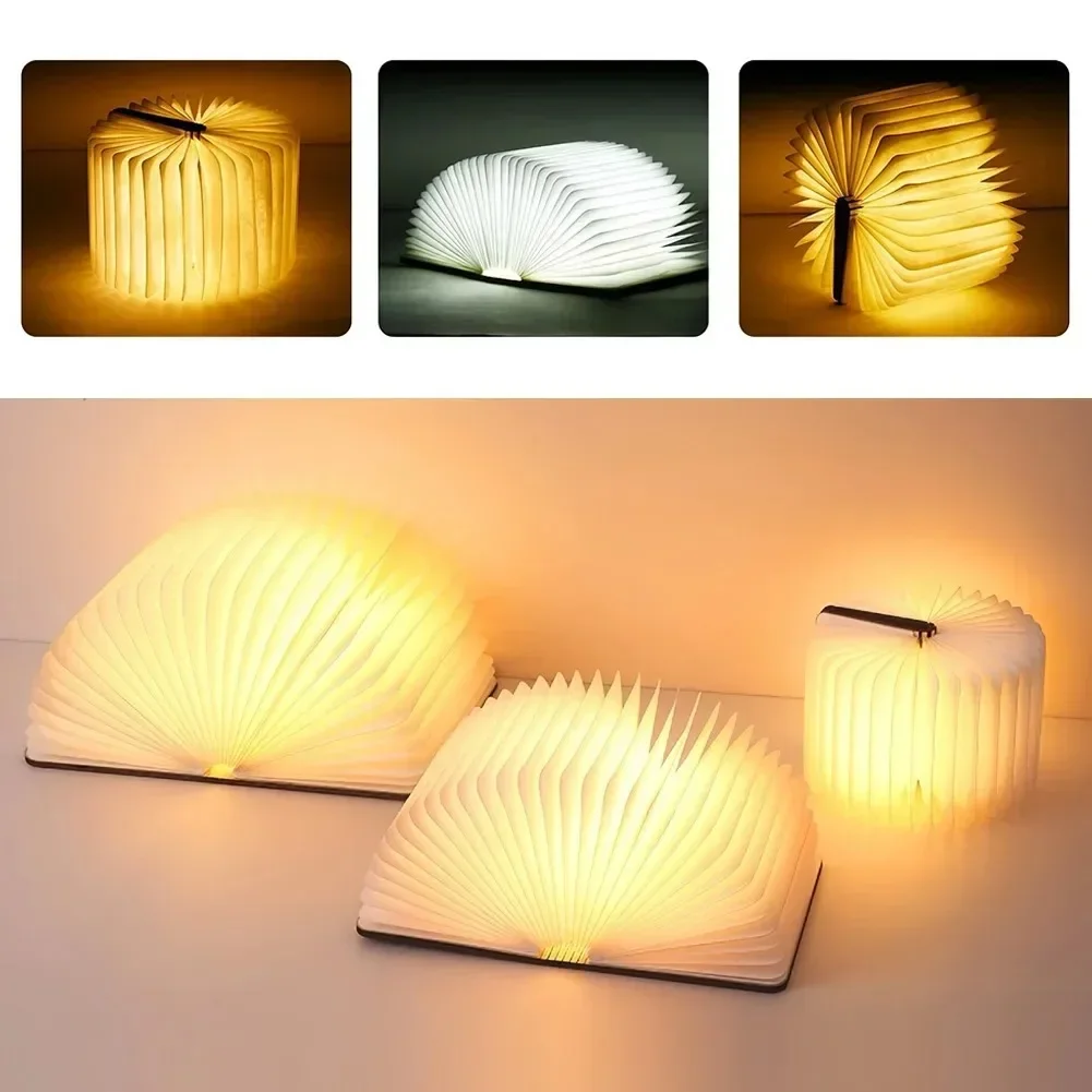 Photography Lighting Book - Lampu Buku 3D Lampu Malam LED