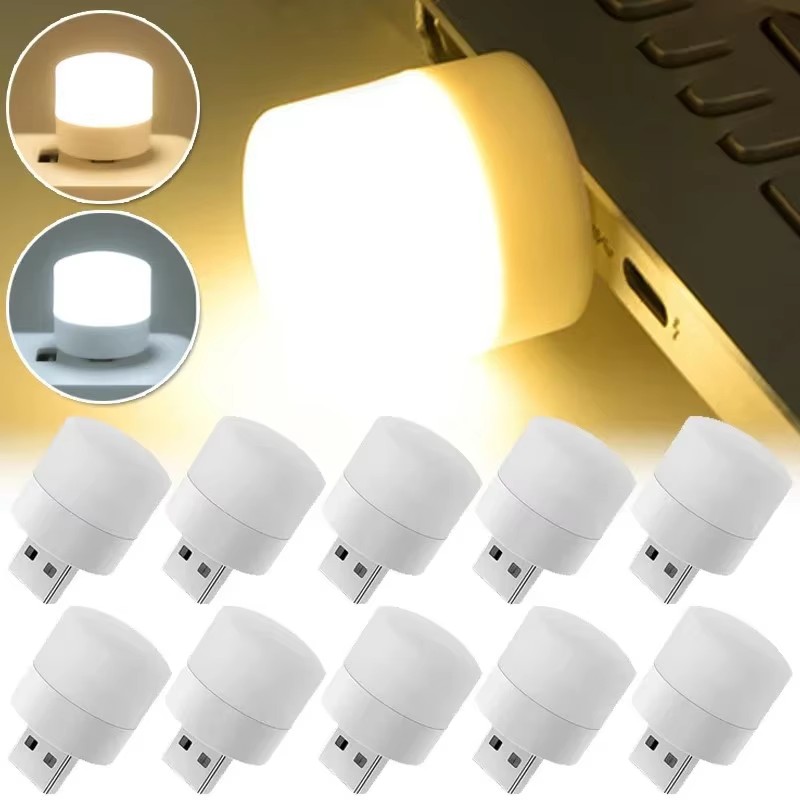 Photography Lighting Book - 1/3/6/10 Buah Lampu Steker USB Lampu