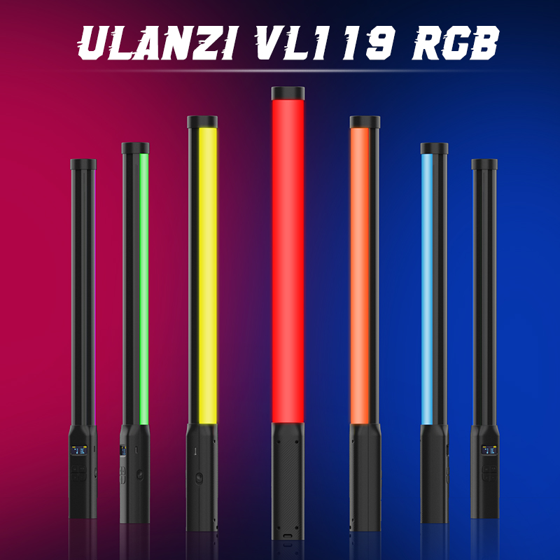Torjim Rgb Photography Video Lighting - Ulanzi VL119 Lampu Stik Warna-warni RGB