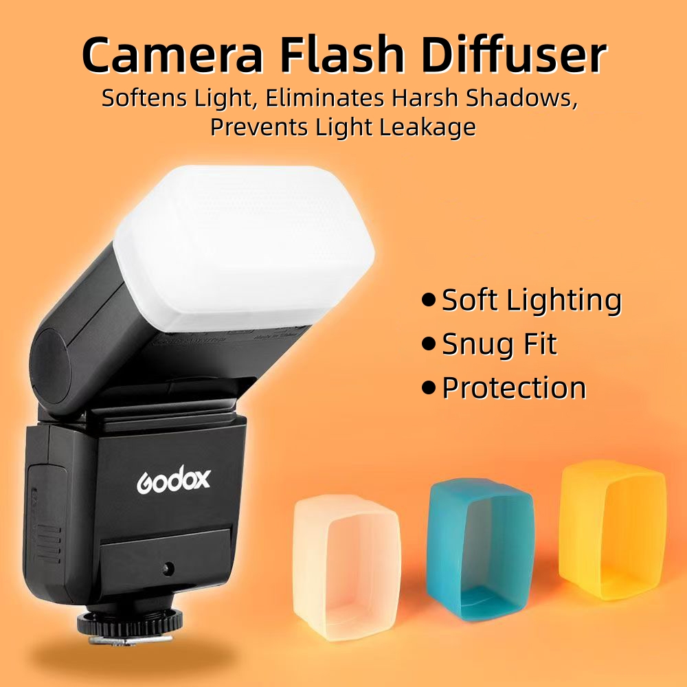 Photography Lighting Godox - Diffuser Softbox Lampu Kilat Kamera Putih