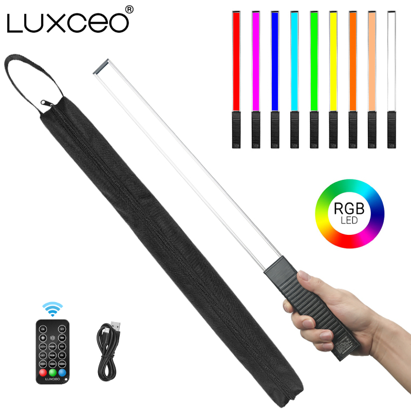 Torjim Rgb Photography Video Lighting - LUXCEO Q508A Tongkat LED Lampu Tabung