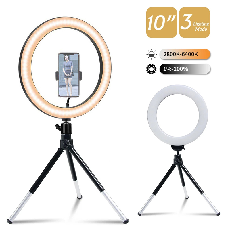 Torjim Rgb Photography Video Lighting - Lampu Cincin LED Fotografi Pencahayaan Dapat