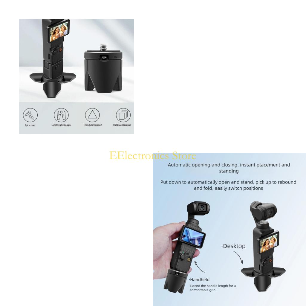 Photography Lighting Reference - B03C Basis Pemasangan Logam Berukuran Saku