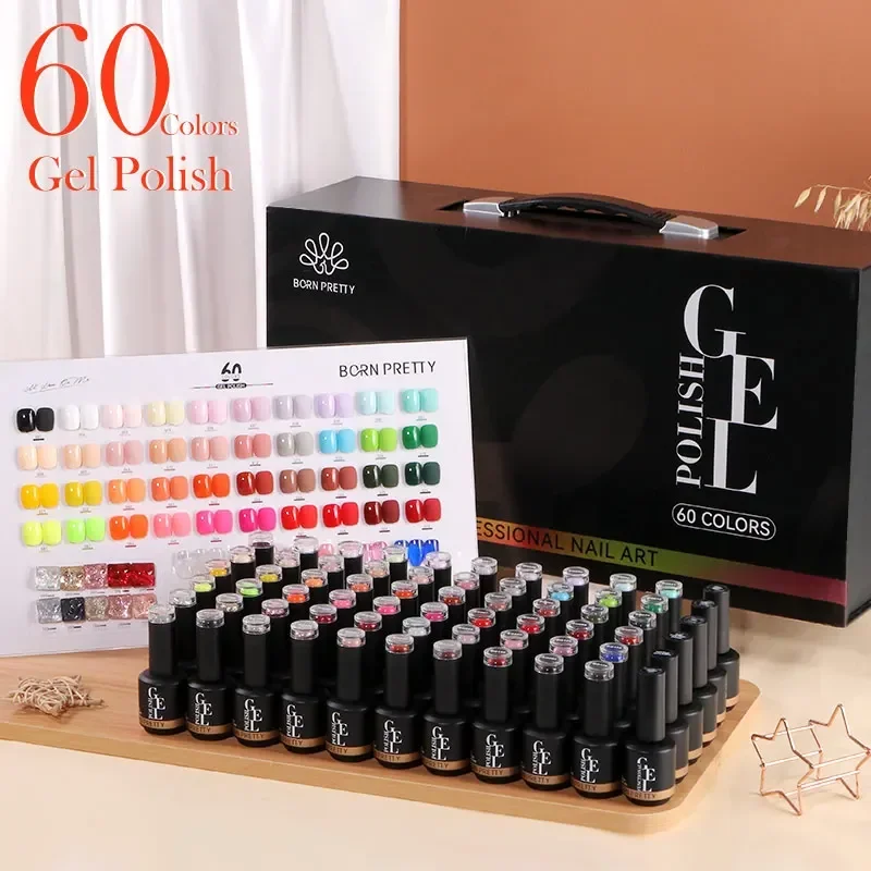 Coloured Gel Set - BORN PRETTY 60 Warna Kit Gel