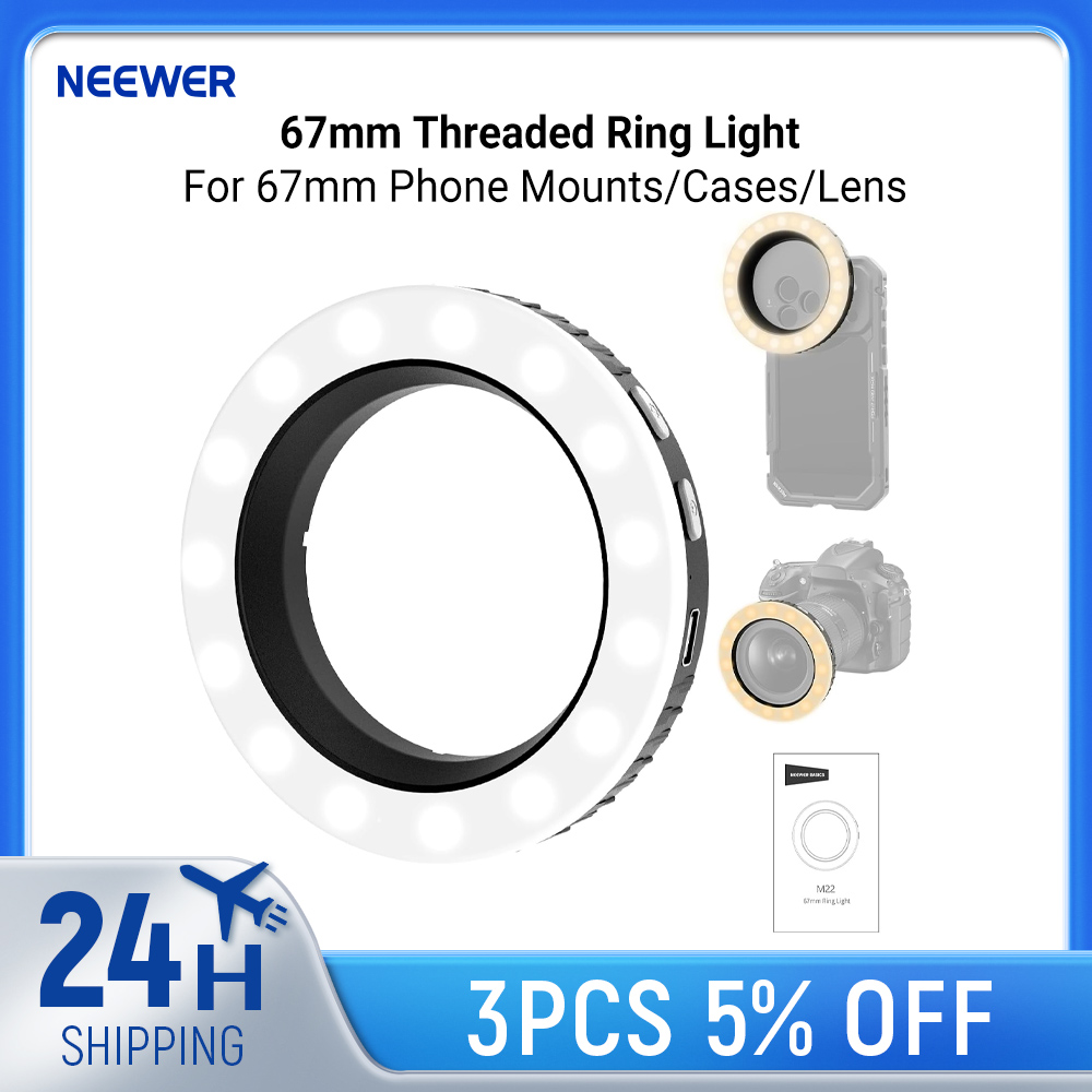 Photography Lighting Case - Ring Light NEEWER Basics 67mm Berulir