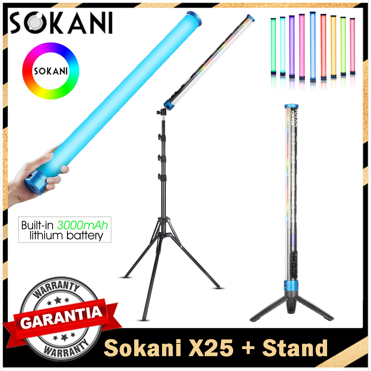 Torjim Rgb Photography Video Lighting - Sokani X25 RGB Lampu Video LED
