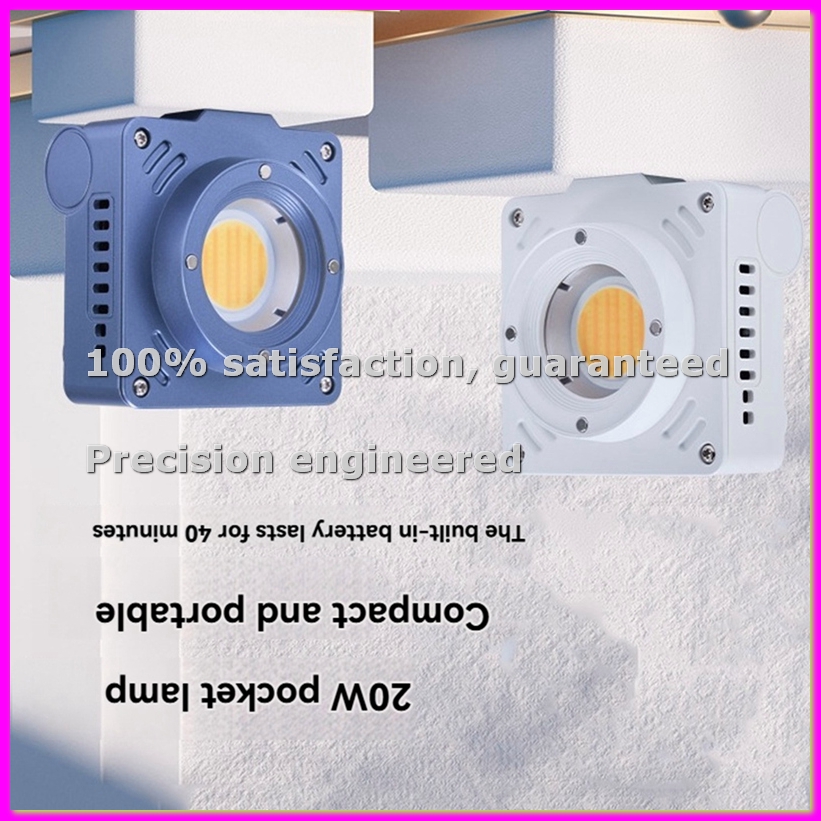 Photography Lighting Grid - Lampu Video LED Saku 20W 2700K-6500K