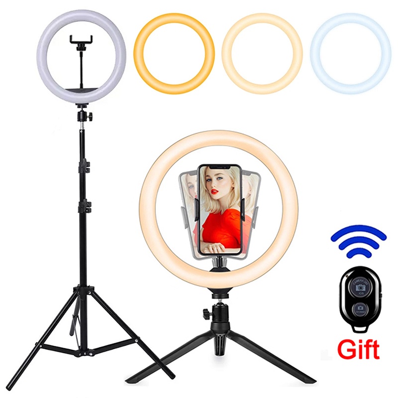 Photography Lighting Overhead - Lampu Cincin Selfie LED 16/26/33Cm, Lampu