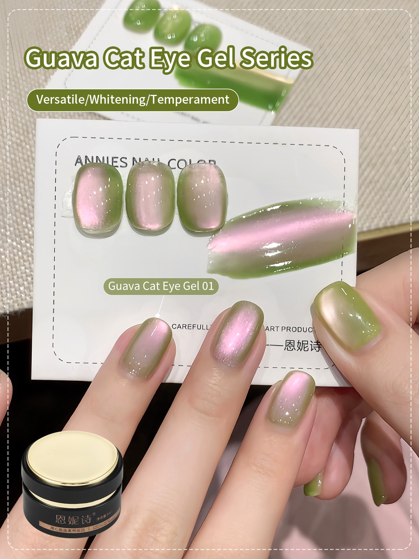 Coloured Gel Set - Set Cat Kuku Gel Mata Kucing