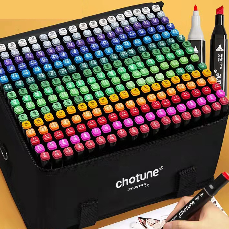 Coloured Gel Set - 24-80 warna spidol berminyak kepala ganda