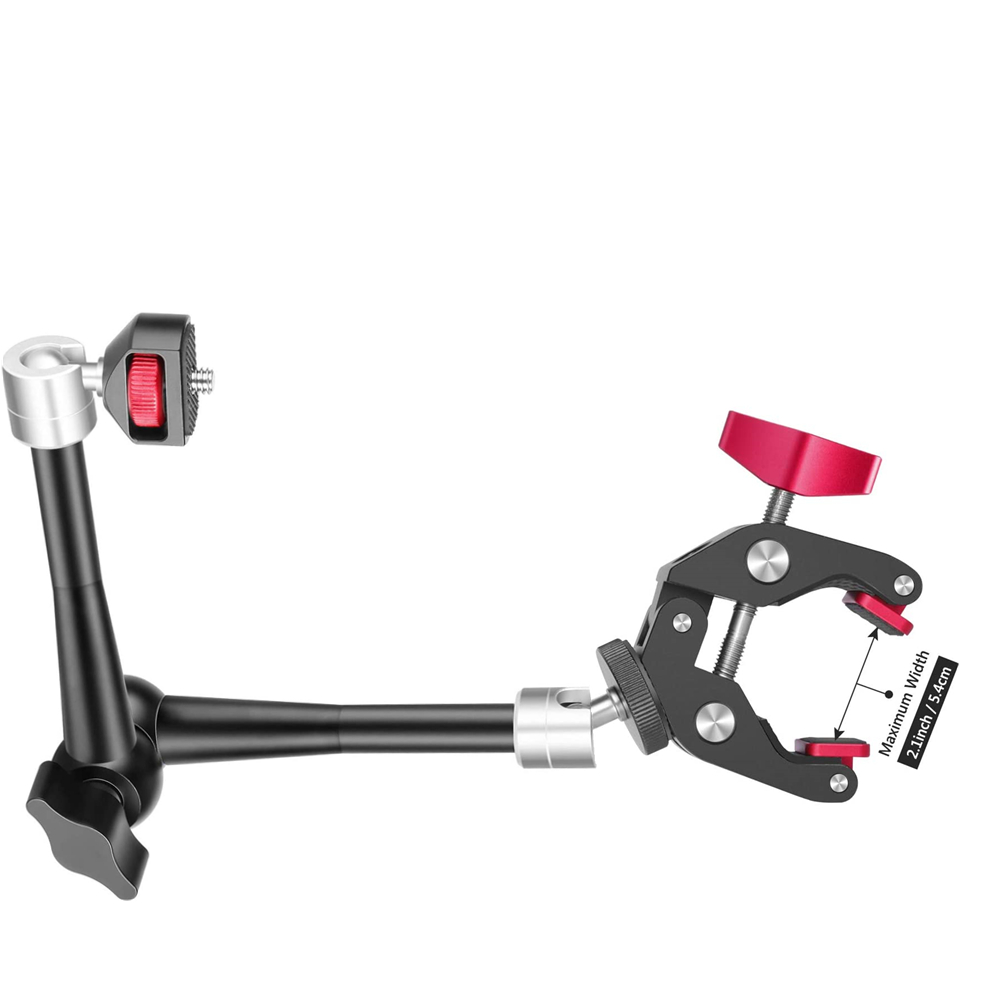 Photography Video Lighting Kit With Adjustable Tripod Stand - Penjepit Ajaib Artikulasi Geser yang Dapat