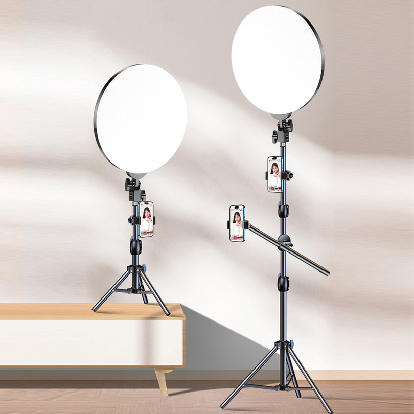Lighting In Photography Studio - Lampu LED Fotografi 10 inci dengan