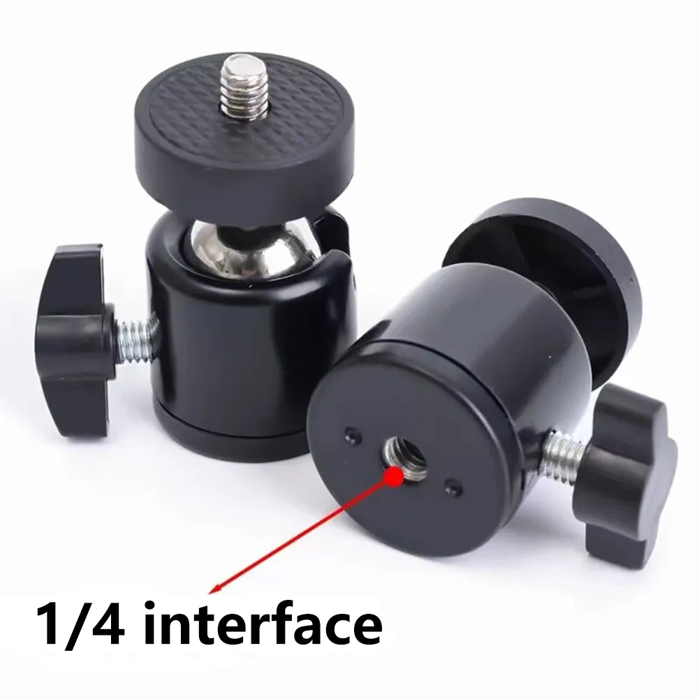 Mini Ball Head 1/4 Screw 360 S - Photography Video Lighting Kit With Adjustable Tripod Stand ulasan dan harga