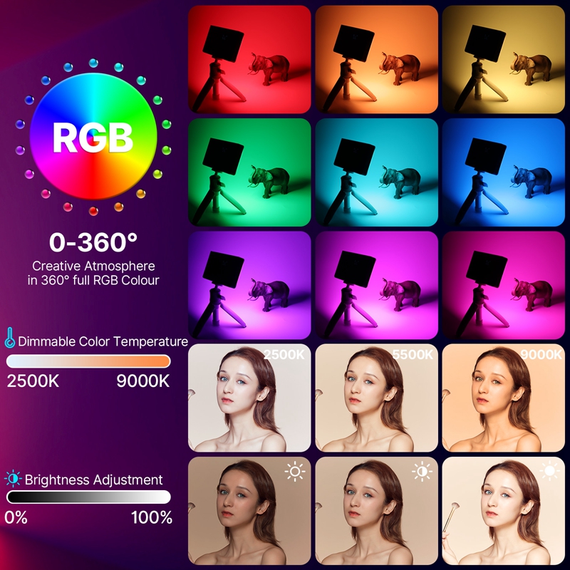 Lampu Video RGB ULANZI LT002,  - Torjim Rgb Photography Video Lighting ulasan dan harga