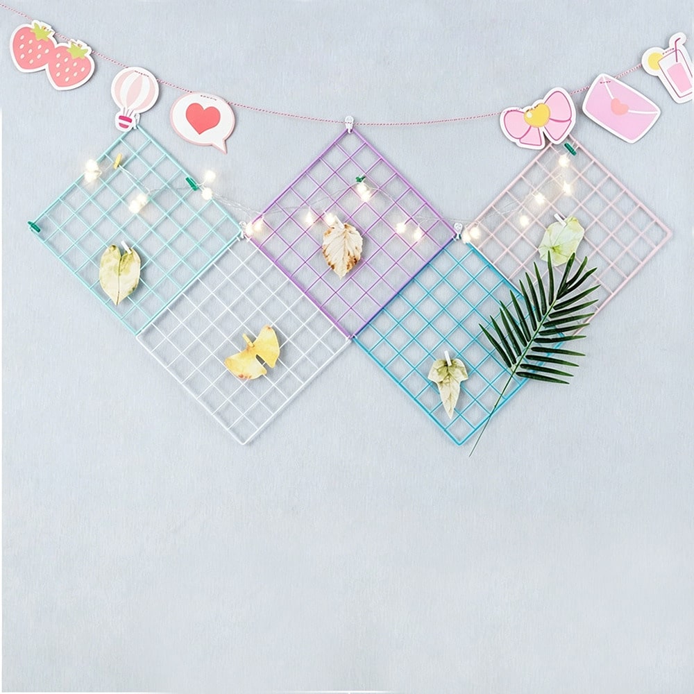 Organizer Dinding Kawat Berwar - Photography Lighting Grid ulasan dan harga