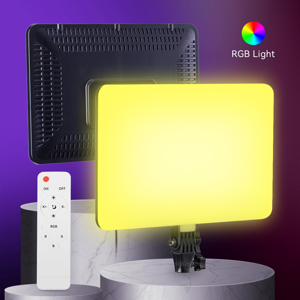 RGB 14 ''Lampu Video LED Remot - Torjim Rgb Photography Video Lighting ulasan dan harga