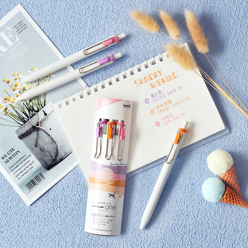 Pena Gel Set Terbatas Tinta Wa - Coloured Gel Set ulasan dan harga