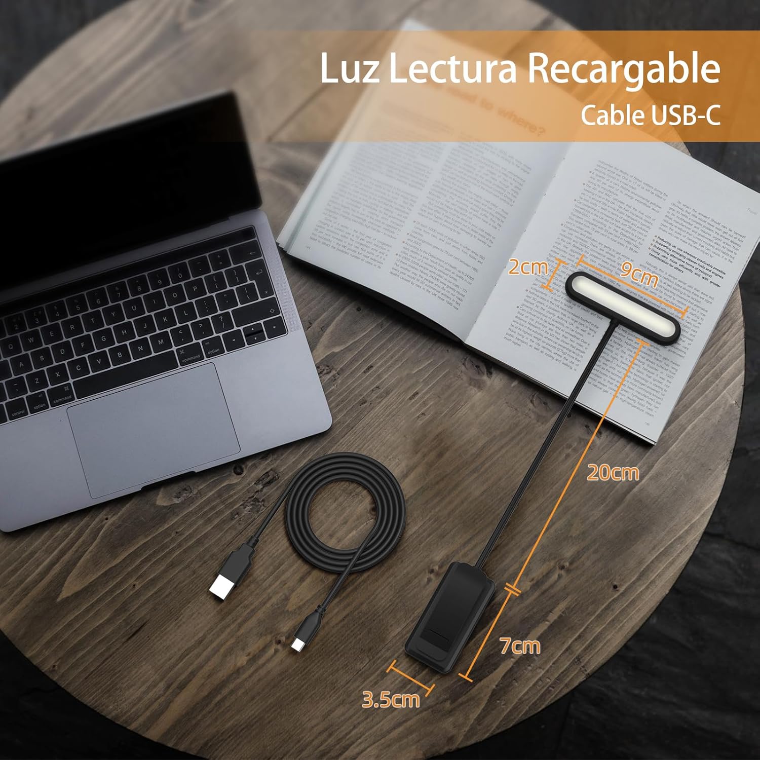 Lampu baca LED cahaya buku kli - Photography Lighting Book ulasan dan harga