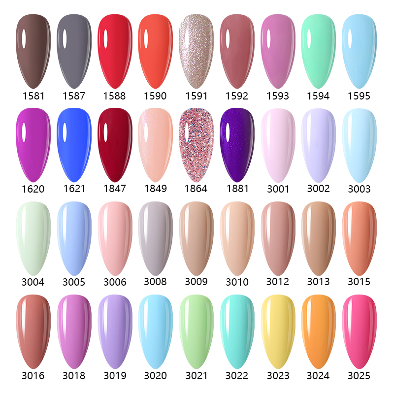 NAILCO 15Ml Kutek Kuku Gel Kop - Coloured Gel Set ulasan dan harga