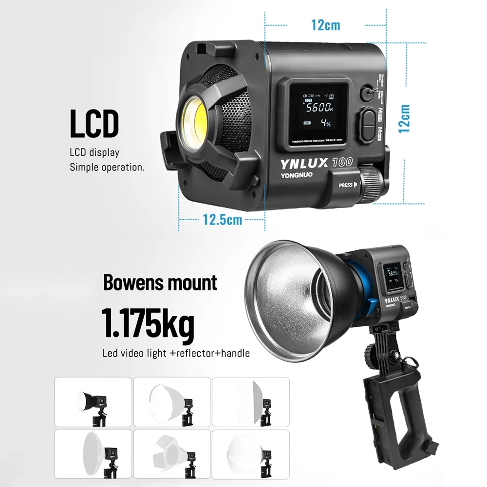 YONGNUO YNLUX100 100W 3200K-56 - Lighting In Photography Studio ulasan dan harga