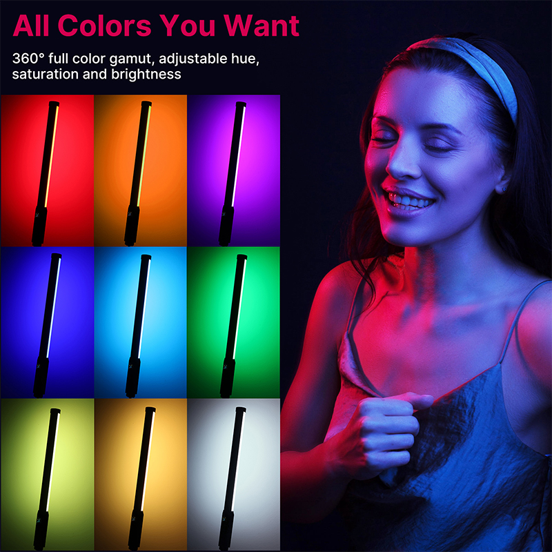 Ulanzi VL119 Lampu Stik Warna- - Torjim Rgb Photography Video Lighting ulasan dan harga