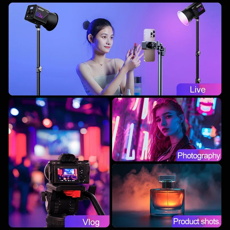 Lampu Video RGB Lampu Studio F - Torjim Rgb Photography Video Lighting ulasan dan harga