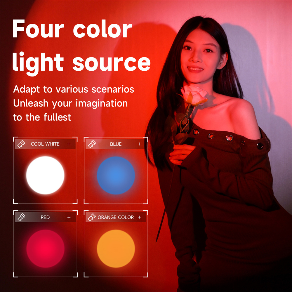 Senter Fotografi BARU 4-Warna  - Torjim Rgb Photography Video Lighting ulasan dan harga