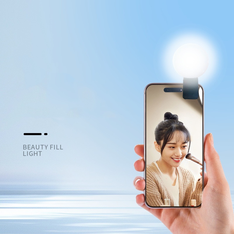 Lampu Selfie Mini Q Bulat, Lam - Photography Lighting Accessories ulasan dan harga
