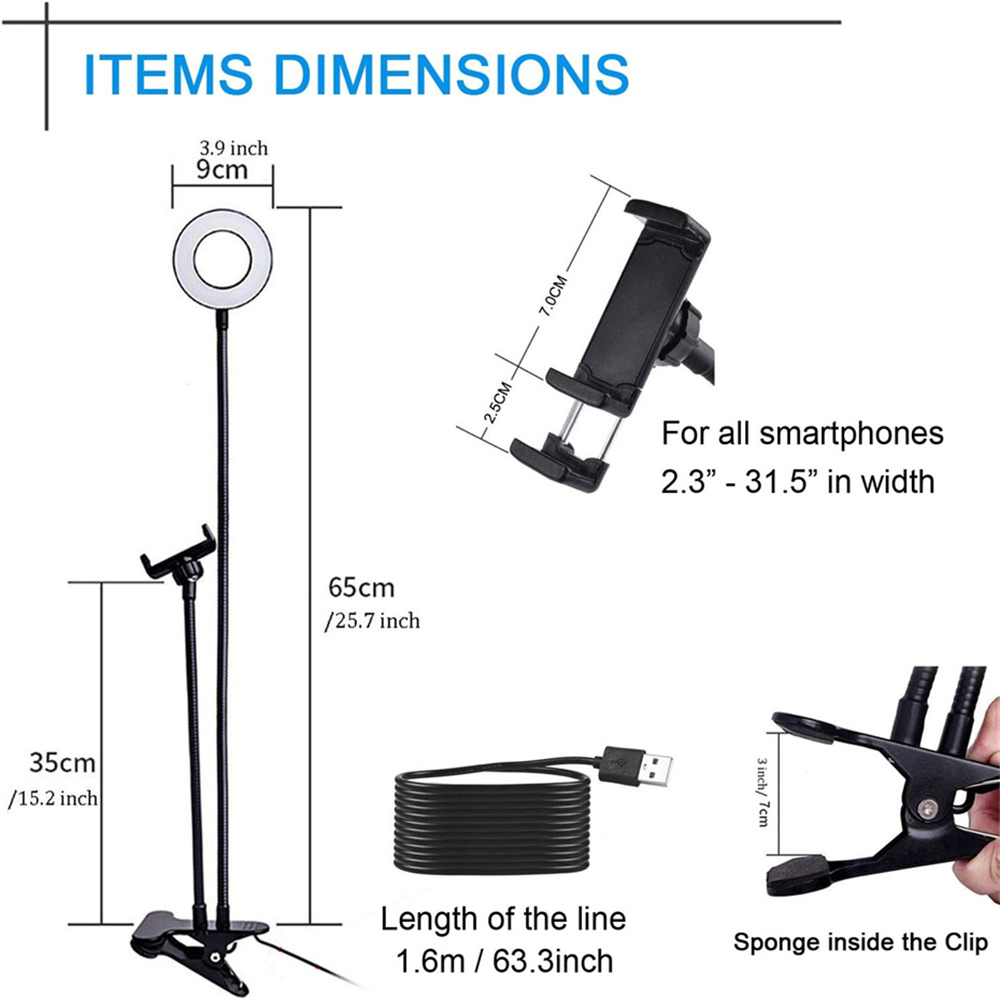 Dudukan Ponsel Fleksibel Unive - Photography Lighting Overhead ulasan dan harga