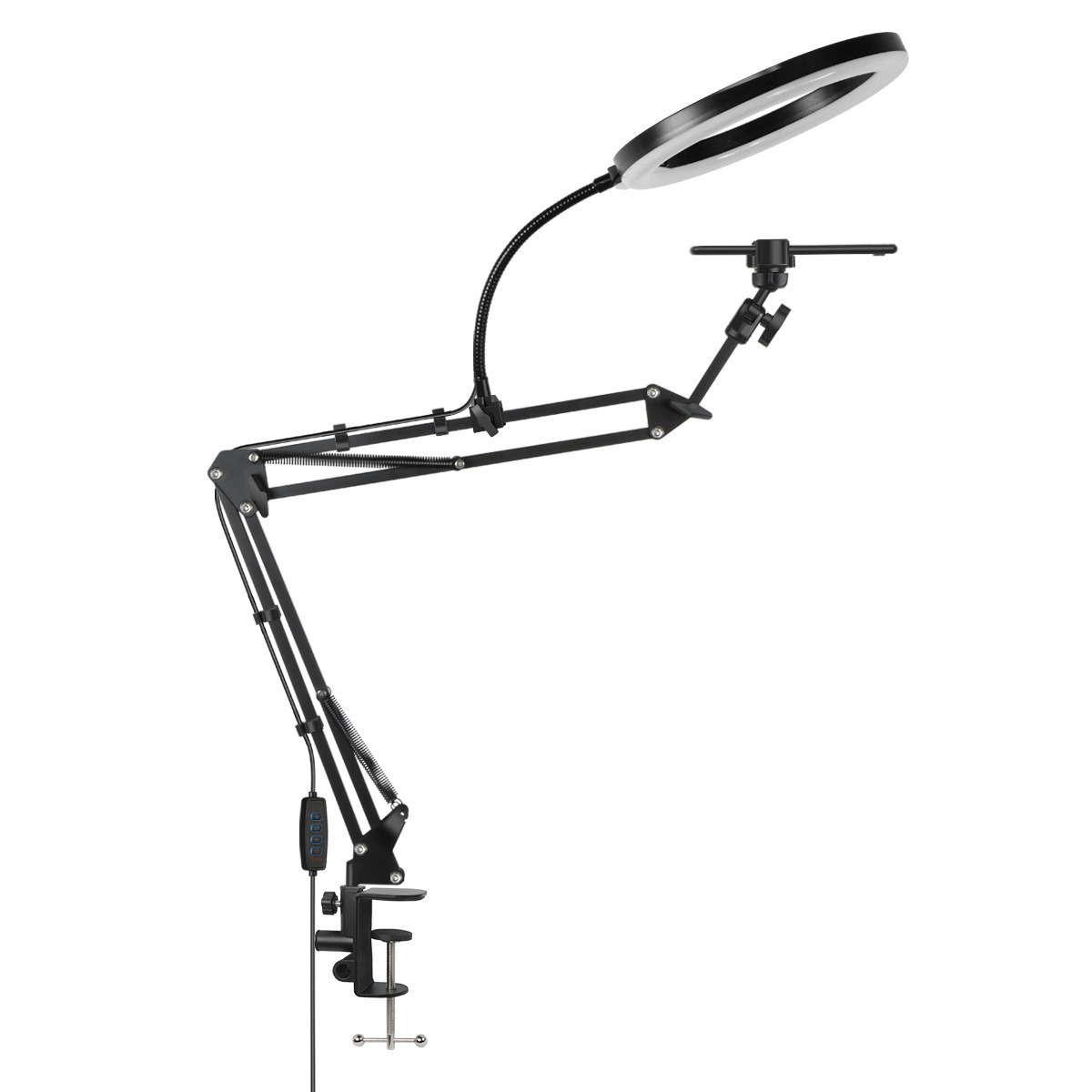 Kamera Perekam tetap, pencahay - Photography Video Lighting Kit With Adjustable Tripod Stand ulasan dan harga