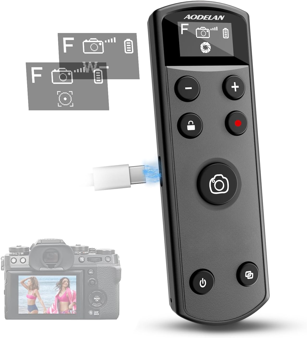 Hitam USB-C Isi Ulang Remote C - Fujifilm Camera X100Vi ulasan dan harga