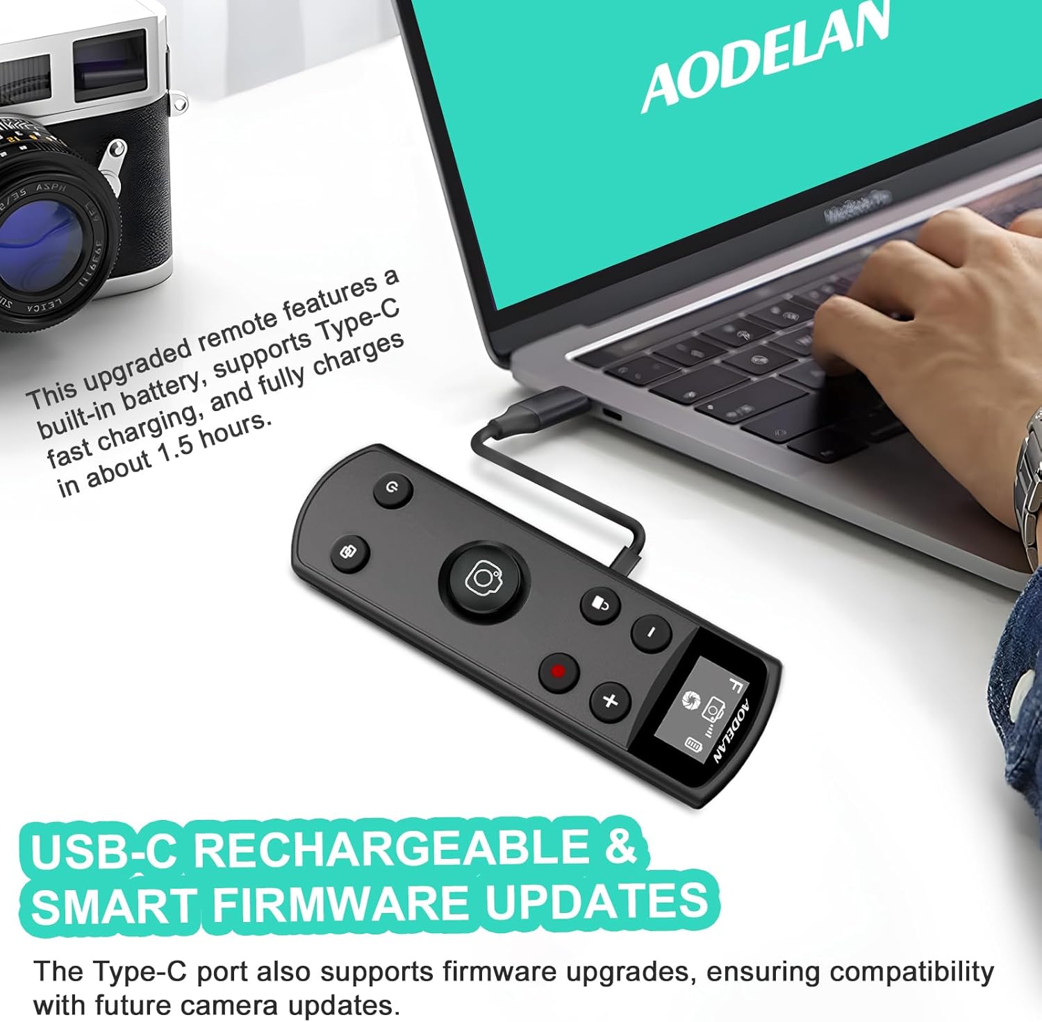 Hitam USB-C Isi Ulang Remote C - Fujifilm Camera X100Vi ulasan dan harga