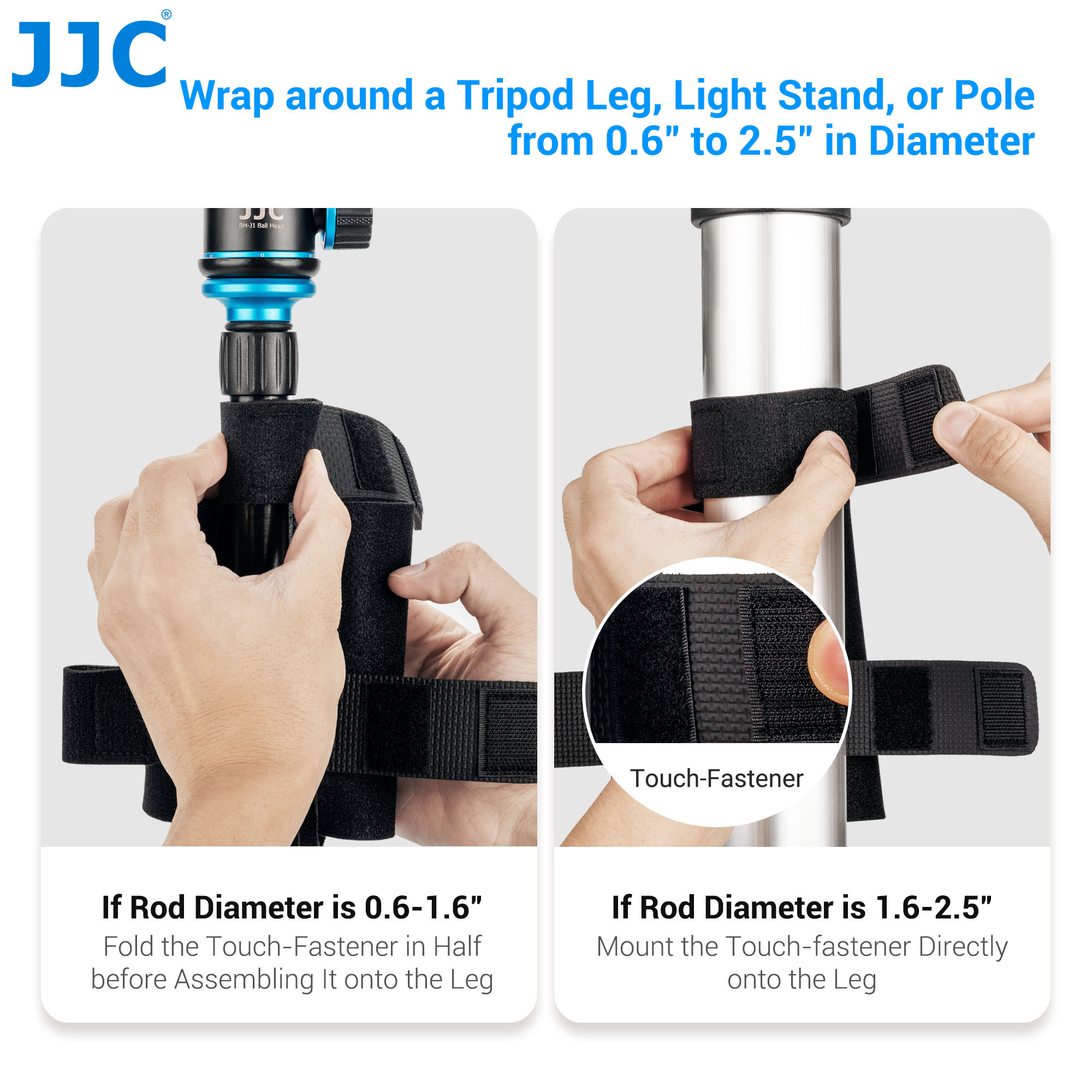 JJC tas dudukan kabel tali dud - Photography Video Lighting Kit With Adjustable Tripod Stand ulasan dan harga