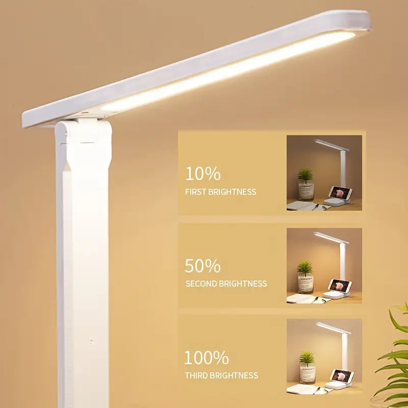 Lampu Meja Lipat Putih Saklar  - Photography Lighting Book ulasan dan harga
