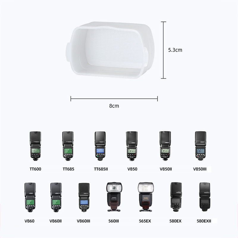 Bouncing kubah Diffuser Flash  - Photography Lighting Diffuser ulasan dan harga