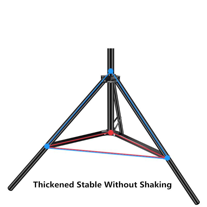 200Cm 160Cm 50Cm Lampu Tripod  - Photography Video Lighting Kit With Adjustable Tripod Stand ulasan dan harga