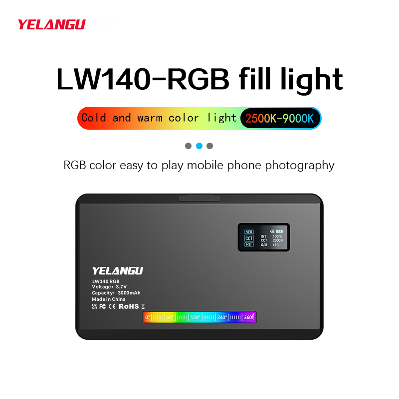 YELANGU lampu Video LED RGB, l - Torjim Rgb Photography Video Lighting ulasan dan harga