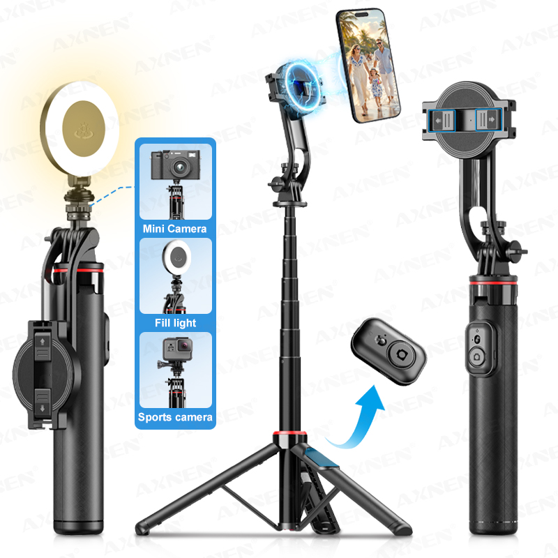 AXNEN C20 Tripod Tongkat Selfi - Photography Video Lighting Kit With Adjustable Tripod Stand ulasan dan harga