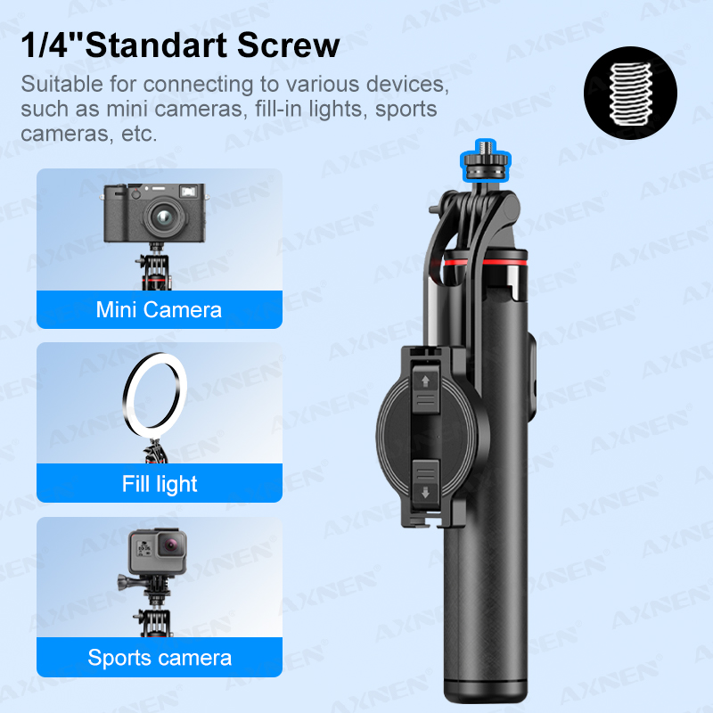 AXNEN C20 Tripod Tongkat Selfi - Photography Video Lighting Kit With Adjustable Tripod Stand ulasan dan harga
