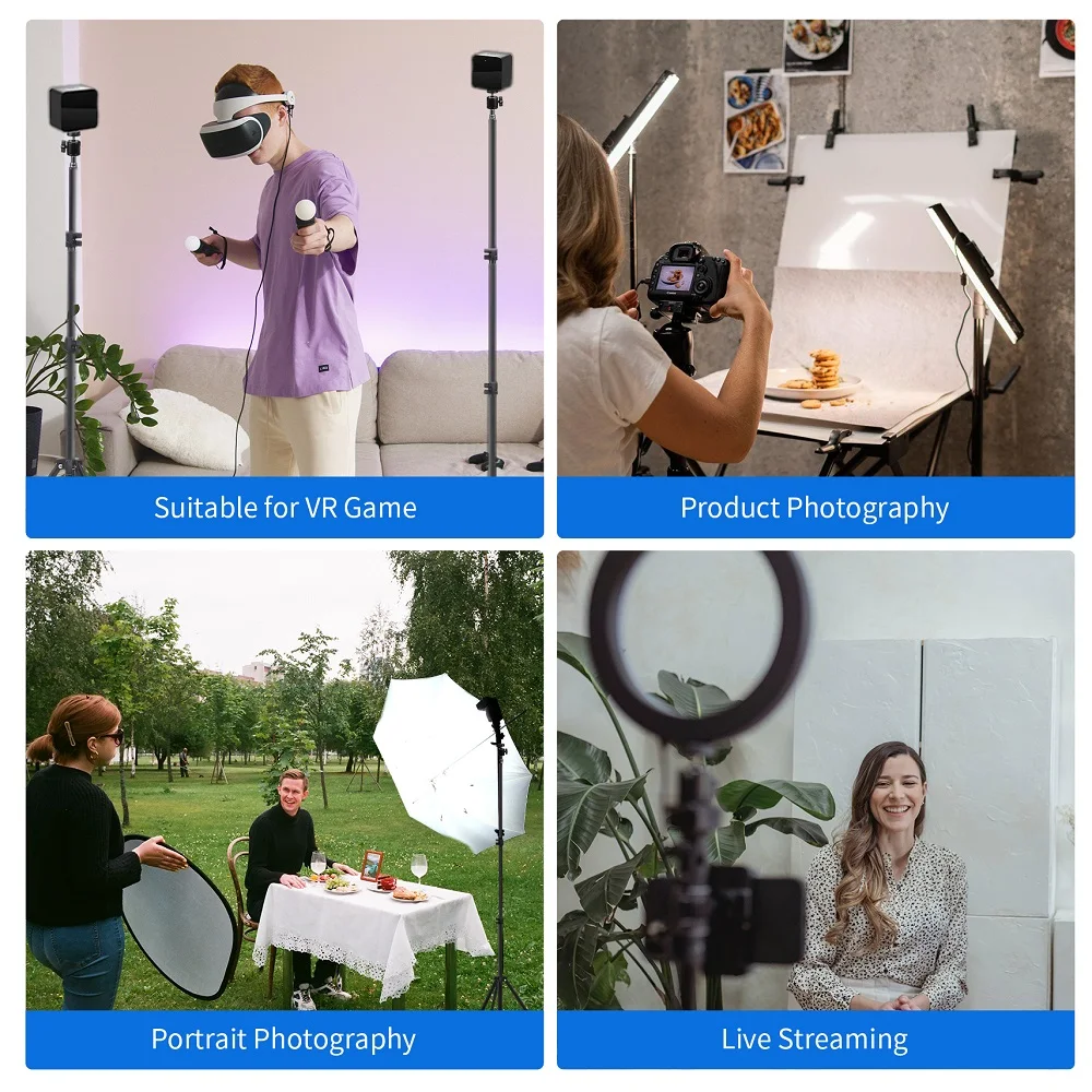 Statif Lampu Selens 7.3m denga - Photography Video Lighting Kit With Adjustable Tripod Stand ulasan dan harga