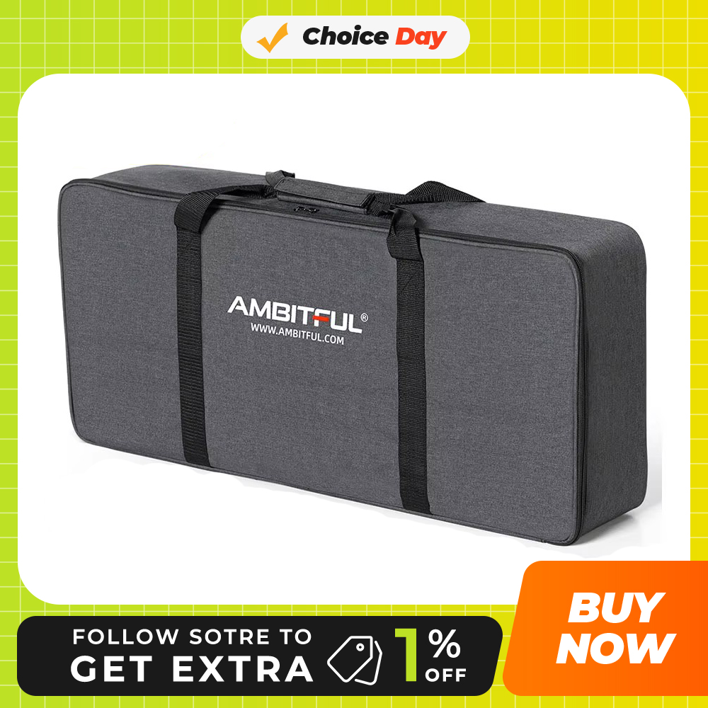 Tas Jinjing Portabel AMBITFUL  - Photography Lighting Case ulasan dan harga