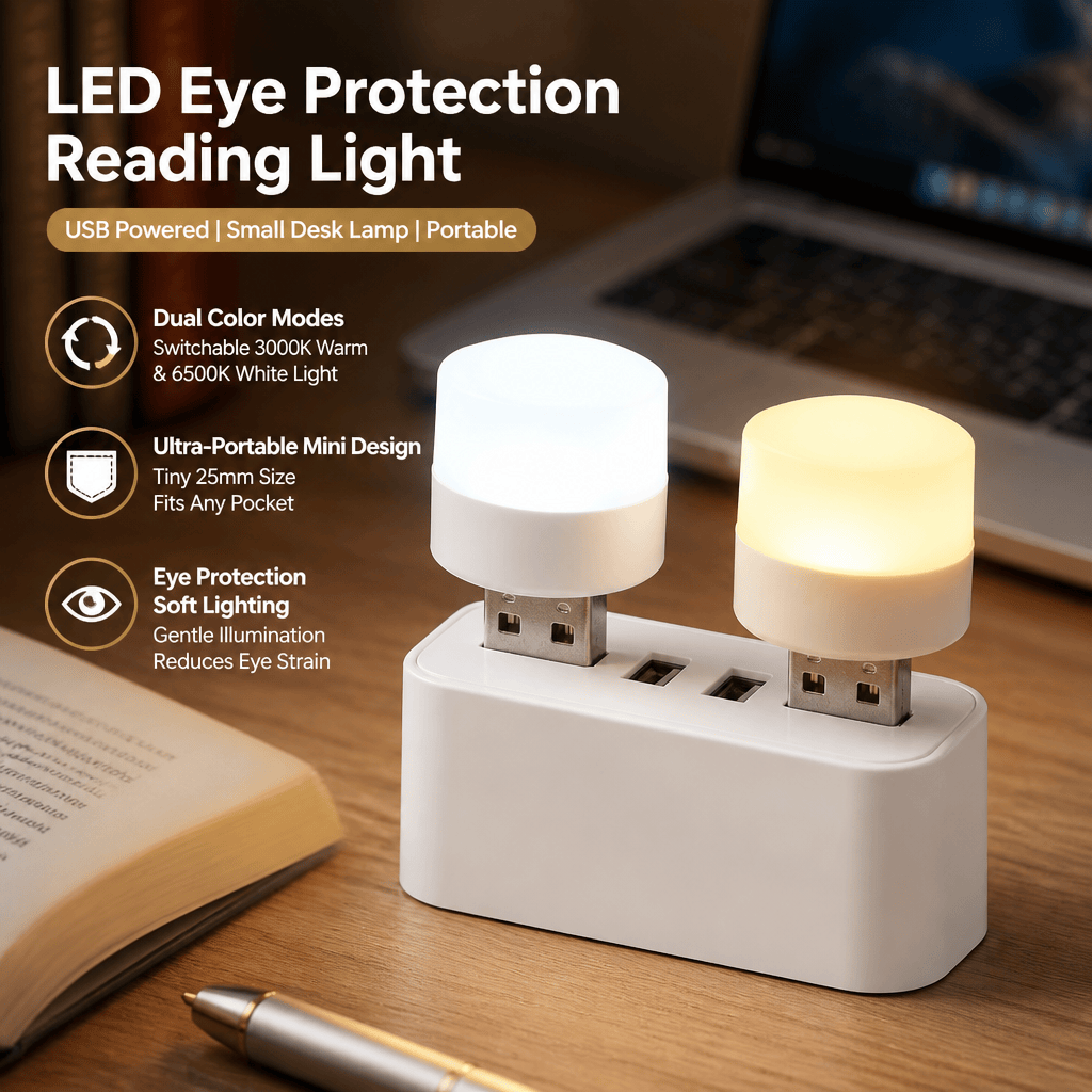 Lampu LED USB Portabel Lampu B - Photography Lighting Book ulasan dan harga