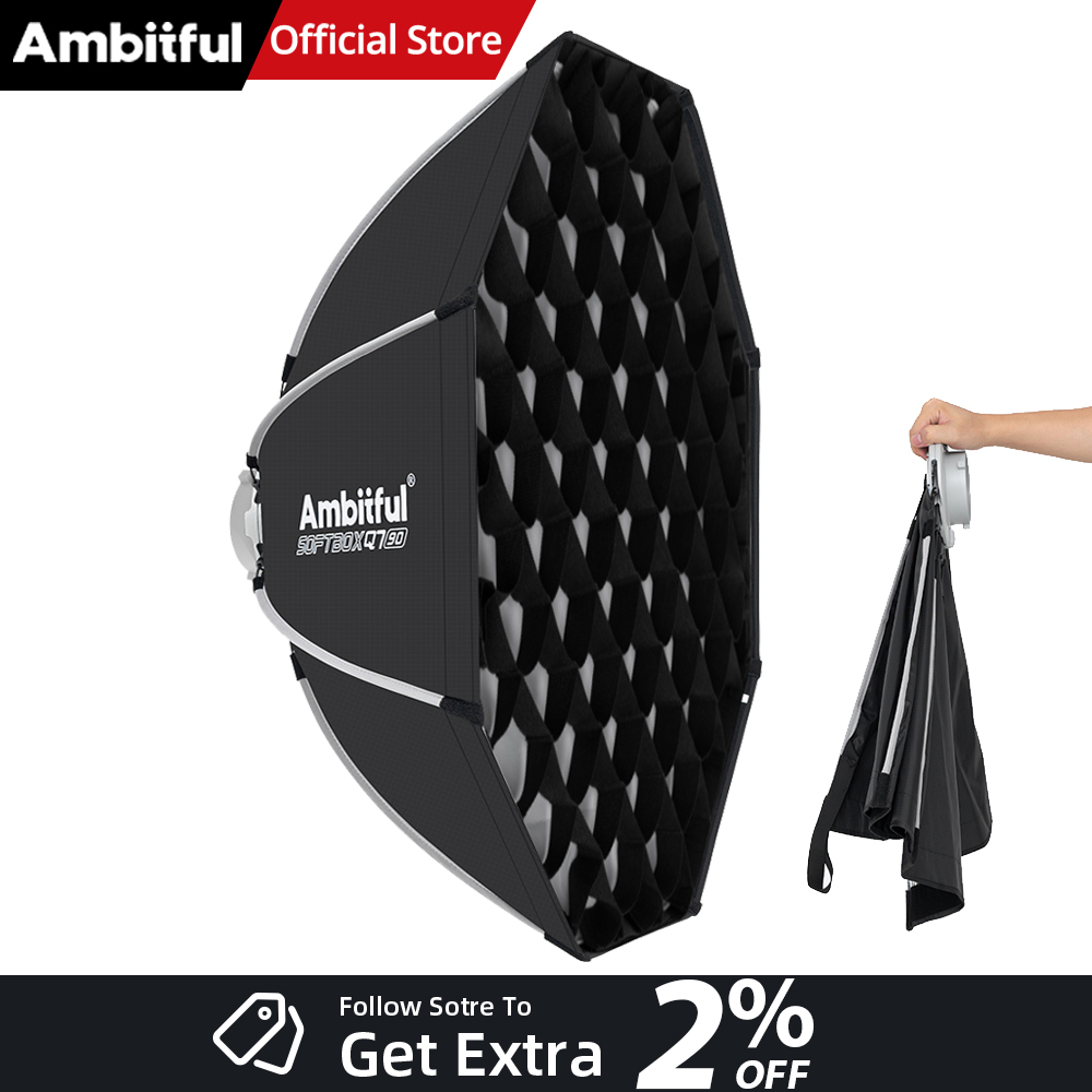 AMBITFUL Q7II 55/65/90cm Bowen - Photography Lighting Grid ulasan dan harga